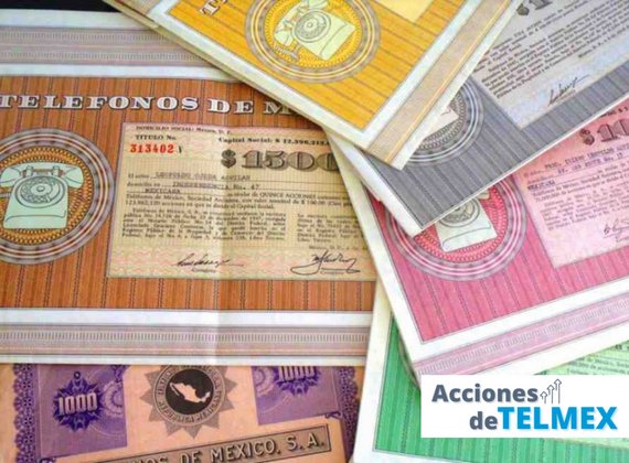 Acciones de Telmex viejas