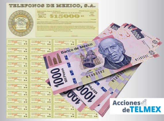 Cómo cobrar dividendos de acciones Telmex