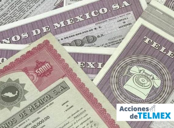 Cómo son las acciones de Telmex - 1950 a 1990 