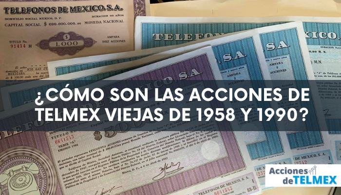 Cómo son las acciones de Telmex viejas