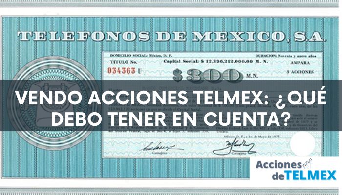 Cómo vender las acciones de Telmex