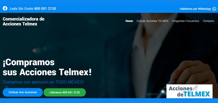 Compra de acciones Telmex