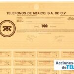 Cuánto valen las acciones de Telmex