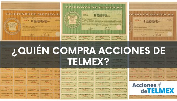 Quién compra acciones de Telmex en la actualidad