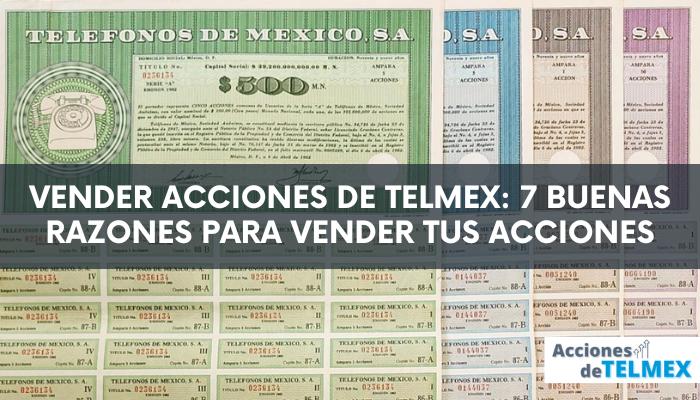 Vender acciones de Telmex