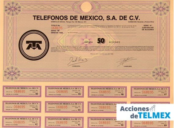 quién compra acciones de Telmex