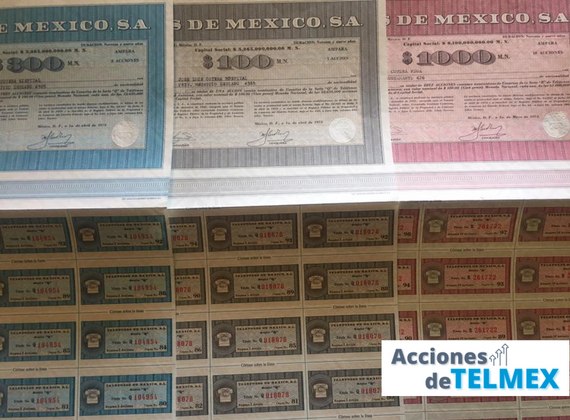  tipos de acciones de telmex